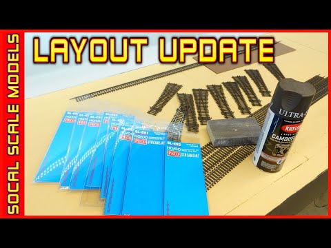 Layout Update | Painting Turnouts & Track