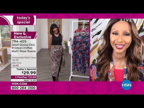 HSN | IMAN Global Chic Summer Fashions 06.11.2022 - 04 PM