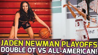 Jaden Newman Takes McDonald's All-American To DOUBLE OVERTIME! Las Vegas Playoffs Gets INTENSE! 😱