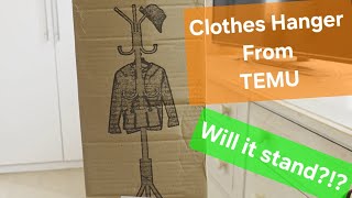 “Unboxing & Assembling Clothes Hanger from Temu 🧢👜”