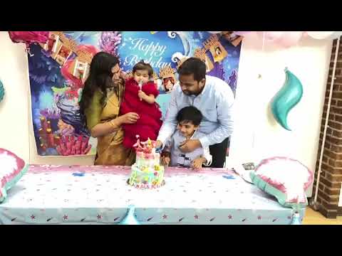 Anusree’s 1st birthday cake cutting November 2022