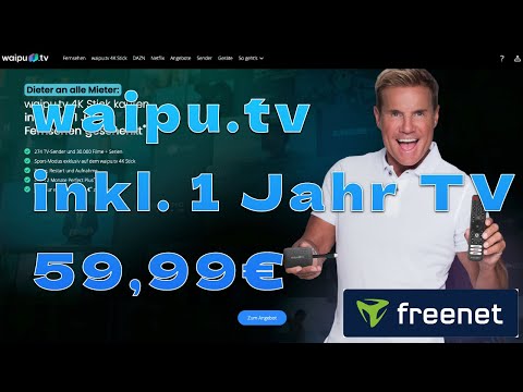 📽️📺 Waipu.tv 4k Stick mit 1 Jahr TV Test - Auspacken, Einrichten, Testen. Ist das Angebot brauchbar?
