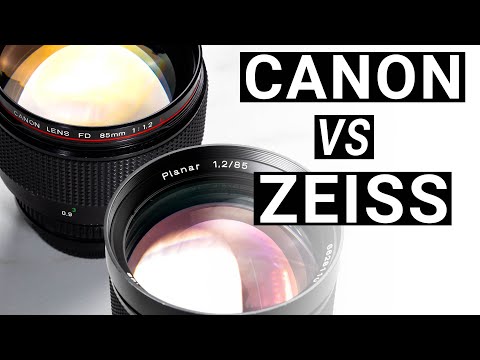 The Fastest Vintage 85mm Lenses Ever Made | Canon FD vs Contax Zeiss