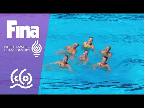 RE-LIVE - Synchro Day 6: Team Free | FINA World Masters Championships 2017 - Budapest