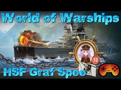 Neu im Hafen: HSF Graf Spee *HYPE* #1286 in World of Warships Deutsch / Gameplay