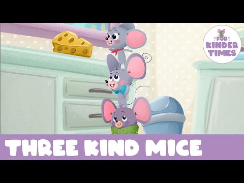 Three Kind Mice 🐭🧀 | Nursery rhyme song | feat. Raffi and Lindsay Munroe