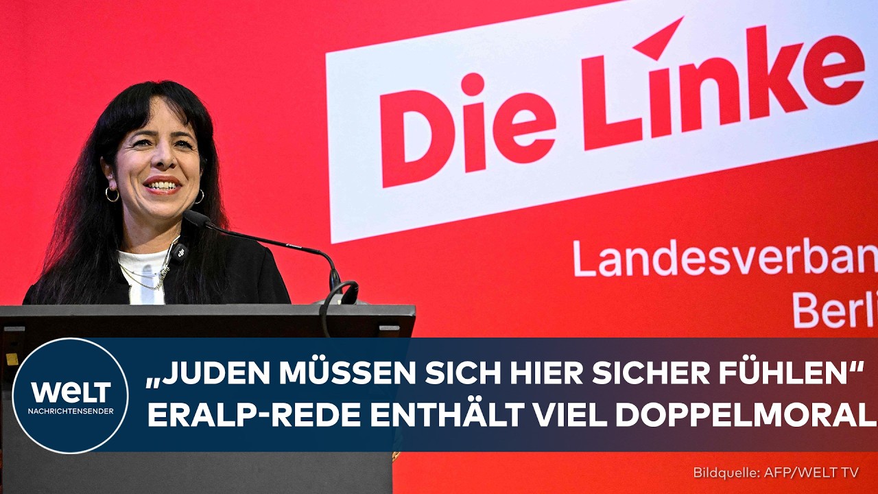 BERLIN: "Juden müssen sich hier sicher fühlen" – Eralps Rede enthält viel Doppelmoral
