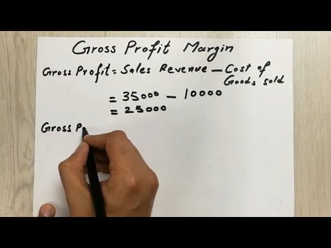 YouTube video about How to calculate gross profit margin