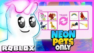 How To Get A Free Neon Unicorn Pet In Roblox Adopt Me Vtomb - unicorn roblox adopt me pets