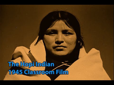 "The Hopi Indian" 1945 Classroom Film Visits a Pueblo