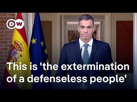 Spain's PM Sanchez announces sanctions to pressure Israel to end war in Gaza | DW News