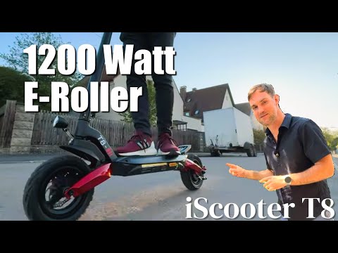 Geschmeidig und weitläufig mit 1200 Watt und ABE | iScooter T8 e-Roller im Test