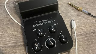 Video thumbnail for Roland Gomixer Pro X Portable Stereo Mixing Console by Simply Mary
