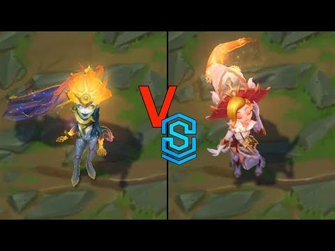Prestige Eternal Aspect Zoe VS Prestige Arcanist Zoe