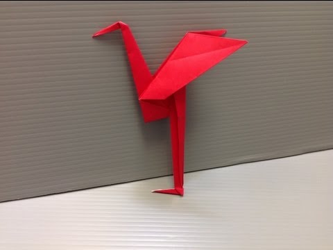 Daily Origami: 137 - Heron