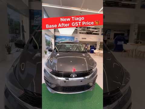 Tata Tiago Base Model GST Price 😍 #apanagarage04 #tiago2