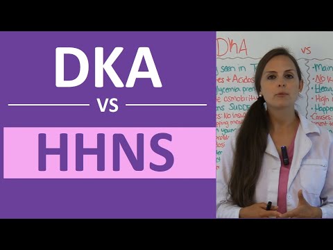 DKA und HHS (HHNS) Pflege | Diabetische Ketoazidose Hyperosmolare Hyperglykämie Nichtketotisches ...