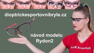 Rydon2 slim, bílo - bílý, zabrousit lze pouze klasicky prohnutá dioptrická skla, báze 2,0 - 6,0