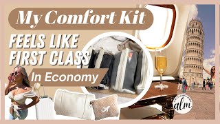 My In-Flight Comfort Kit ✈️ First Class Feel — Must-Have Travel Essentials!
