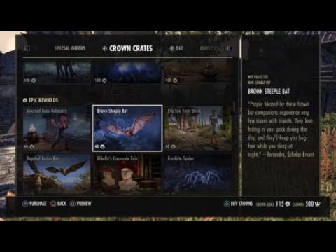ESO - Nightfall Crown Crate Opening 09/2020