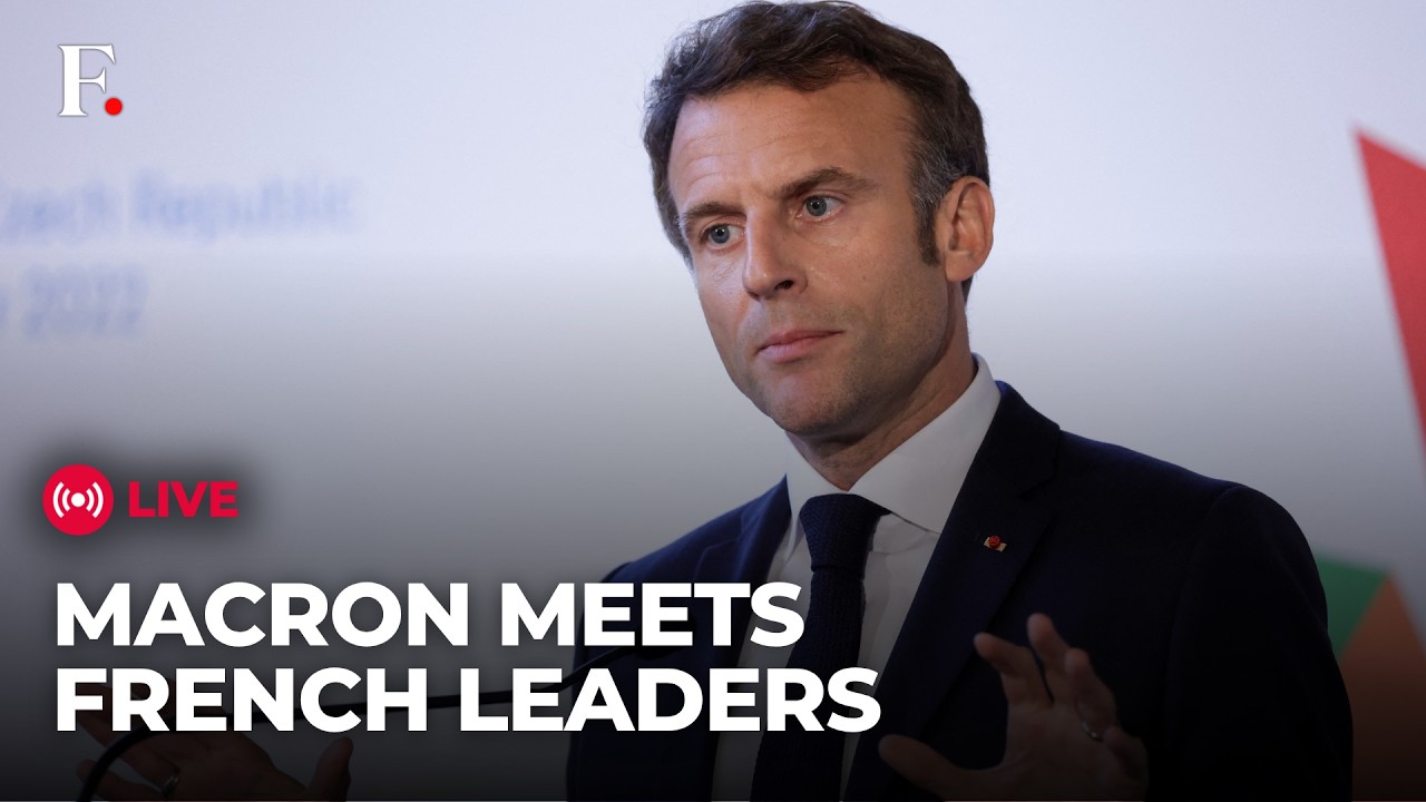 LIVE: Macron Meets French Political Leaders Over Middle East, Ukraine Crises & Energy Security