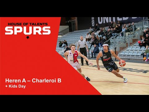 Kidsday: Spurs Heren A vs Spirou Charleroi B 18 december 2022