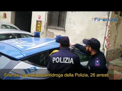 Firenze operazione antidroga della Polizia  - 26 arresti