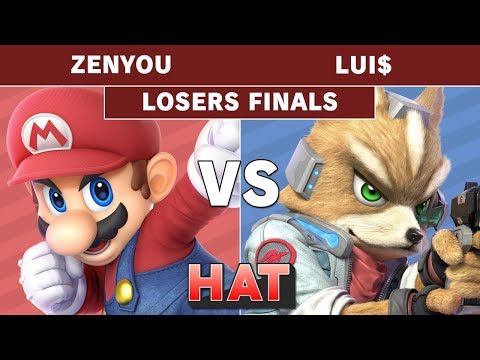 HAT 74 - Zenyou (Mario) Vs. Lui$ (Fox) Losers Finals - Smash Ultimate