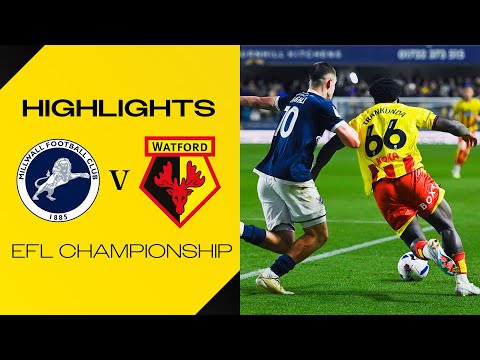 Millwall 1-0 Watford | Short Highlights