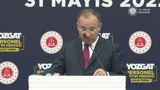 Adalet Bakanı Bekir Bozdağ, Yozgat Cemil Çiçek Personel Eğitim Merkezi'nin açılı