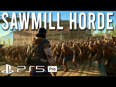Days Gone Remastered Gameplay | Sawmill Horde Is Addictive | PS5 Pro 4K | Zombie Survival 