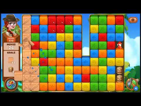 Lost Island Blast Adventure Level 572 - NO BOOSTERS 🏝️ | SKILLGAMING ✔️