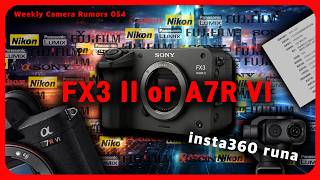 드디어 온다! 소니 FX3 II, α7R VI 스펙과 카메라 브랜드별 충격 성적표! Insta360 Luna vs DJI Pocket 4 까지