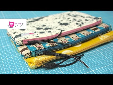 Kosmetiktaschen mit perfekte Ecken nähen – DIY Eule