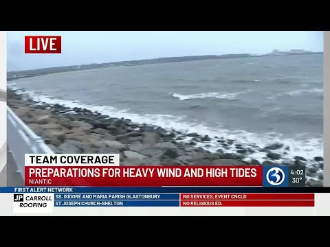 Southeast CT prepares for heavy rain and high tides
