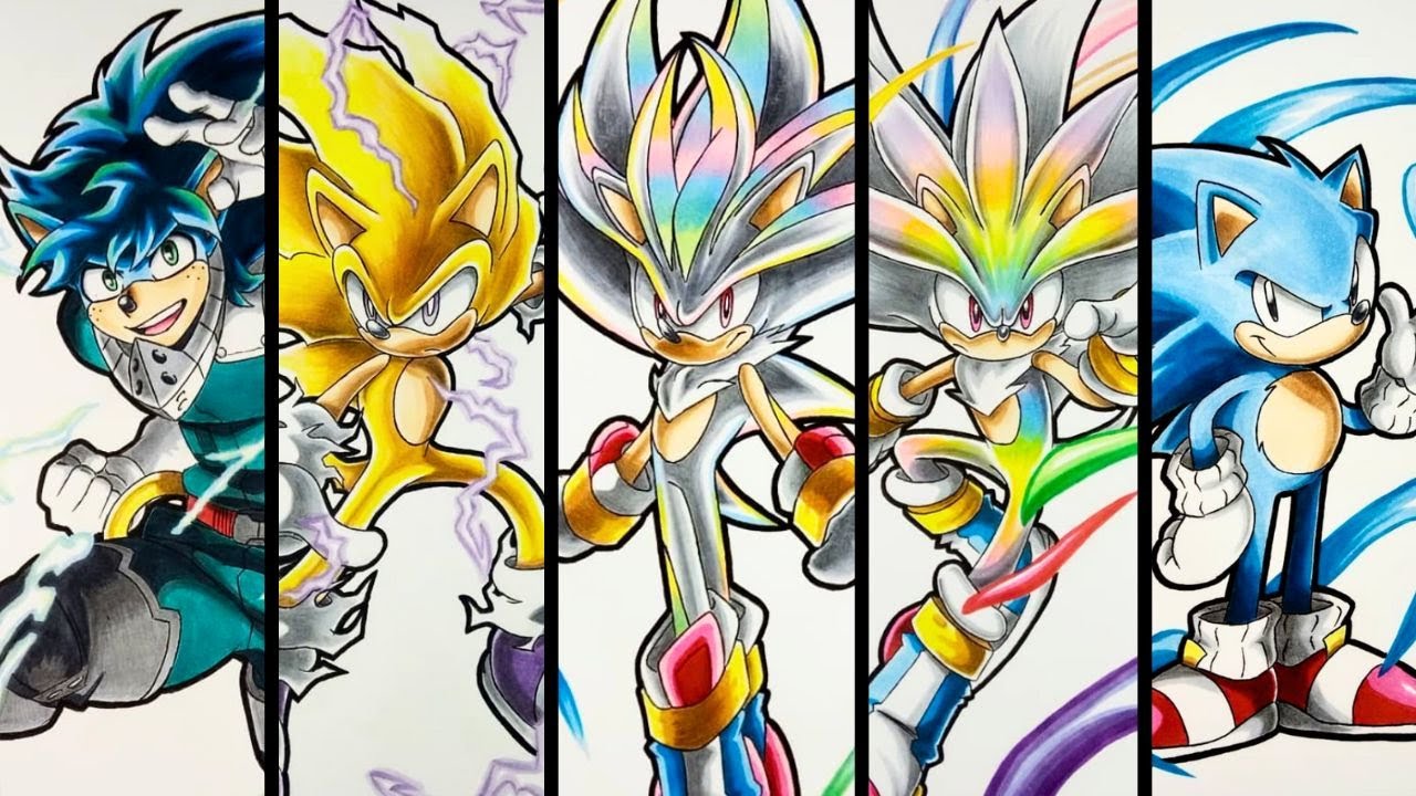 Drawing Sonic Characters - Compilation 31