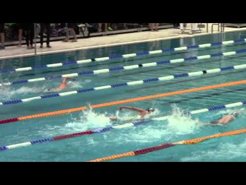 ISM Berlin 2014 100m Freistil Männer Vorlauf  Alexandros Kalaitzopoulos