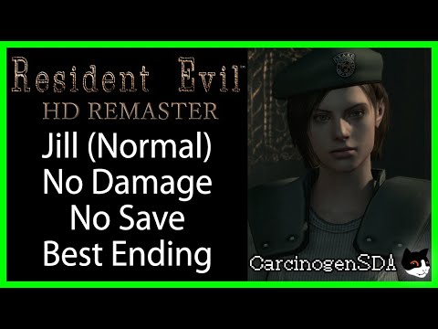 Resident Evil REmake (PC) - Jill, No Damage, No Save, Normal, Best Ending (ADVANCED ROUTE)