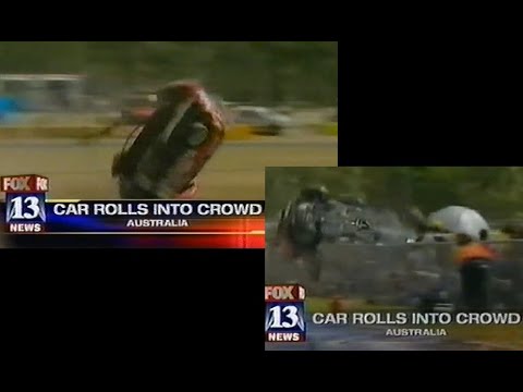 RACE CAR FLIPS INTO CROWD! MULTIPLE FLIPS IN AUSTRALIAN RACE!
