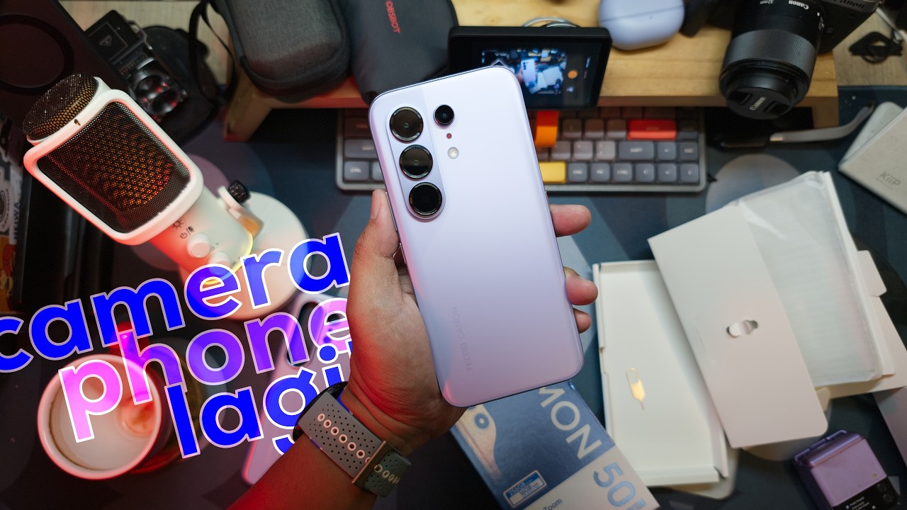 Unboxing yang Berbeda Saat Pemadaman PLN - TECNO CAMON 50 Pro 5G, Midrange CameraPhone
