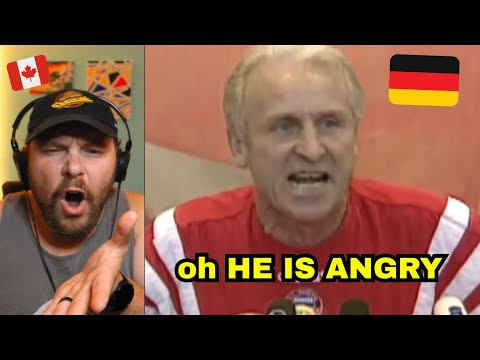 Canadian Reacts to "Flasche leer" - Die legendäre Wutrede von Giovanni Trapattoni