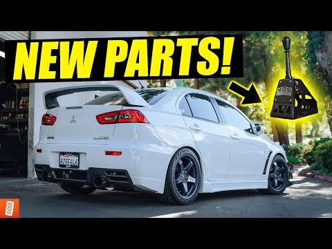 Building & Heavily Modifying a 2013 Mitsubishi Lancer EVO GSR - Part 9: Short Shifter + Clutch!