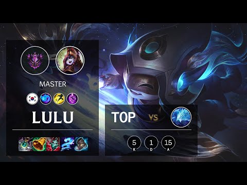 Lulu Top vs Anivia - KR Master Patch 10.25
