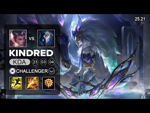 Kindred vs XinZhao Jungle - KR Challenger - Patch 25.21 Season 15
