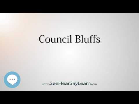 Council Bluffs (How to Pronounce Cities of the World)💬⭐🌍✅