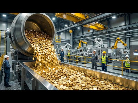 Inside the PRECISION Coin Factory – How Millions of Metal Coins Are Minted Every Day (Full Process)