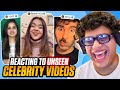 COMEDIANS REACT TO UNSEEN CELEBRITY VIDEOS