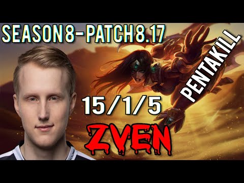 THE PENTAKİLL !!! TSM ZVEN SİVİR (NA  SOLOQ REPLAY) PATCH 8.17