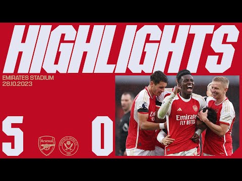 NKETIAH WITH A HAT-TRICK! | Arsenal vs Sheffield United (5-0) | Tomiyasu's first goal!