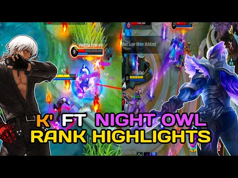 K' FT NIGHT OWL  | THE BATTLE OF BEST SKIN | GUSION  EPIC MONTAGE